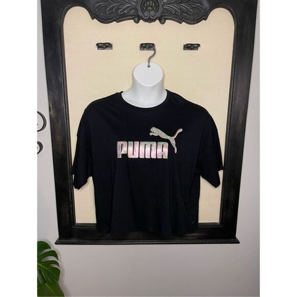 Puma Black Crop Top - XL NWT - Picture 7 of 9